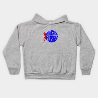 Vintage Chicago Hustle WBL Basketball Kids Hoodie